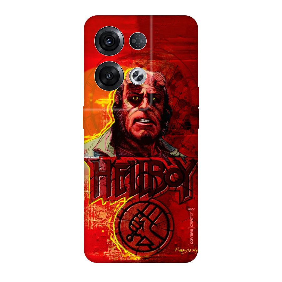 Hellboy Artwork Original Polycarbonate Back Case for Oppo Reno8 Pro 5G