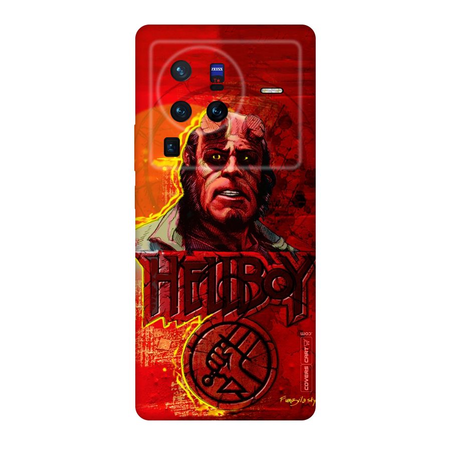 Hellboy Artwork Original Polycarbonate Back Case for Vivo X80