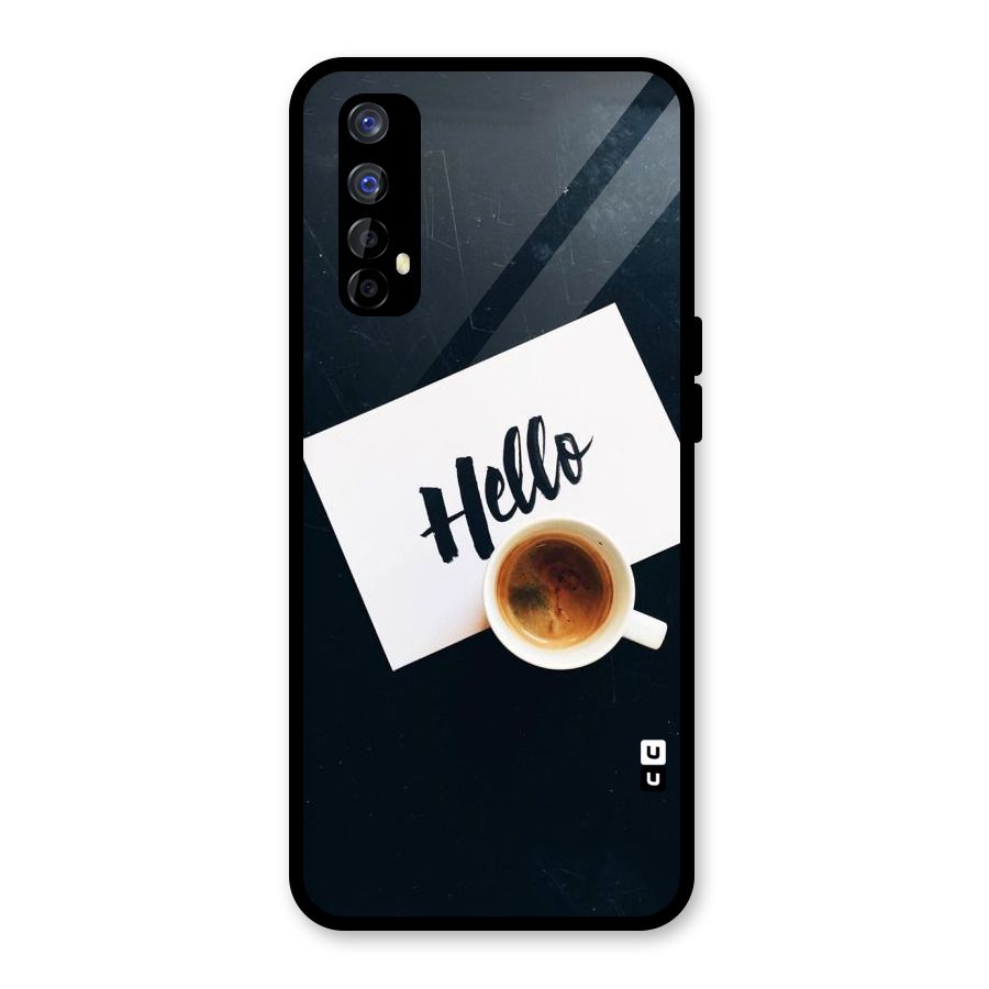 Hello Coffee Glass Back Case for Realme 7