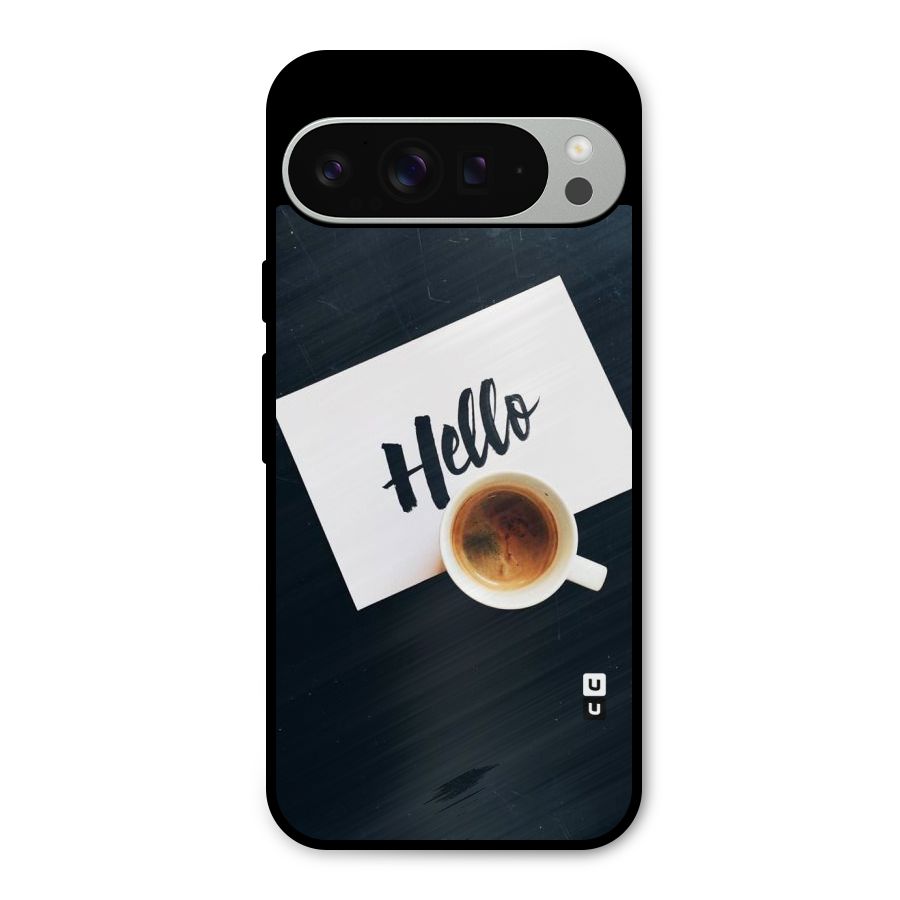 Hello Coffee Metal Back Case for Google Pixel 9 Pro XL
