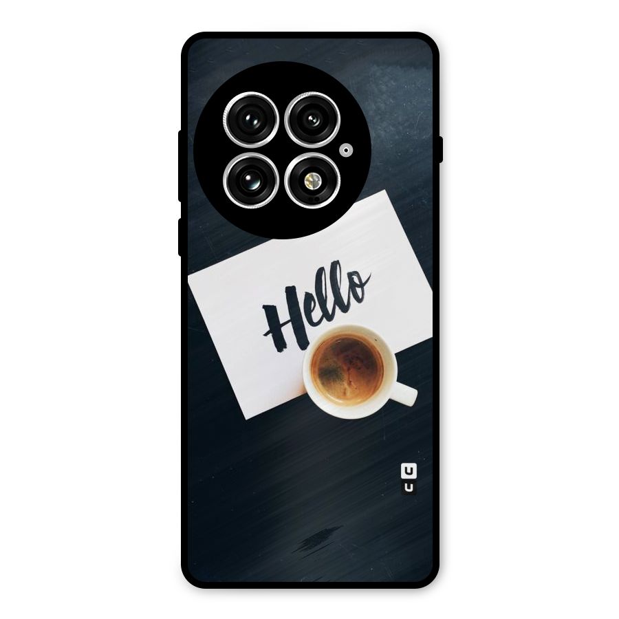 Hello Coffee Metal Back Case for OnePlus 13