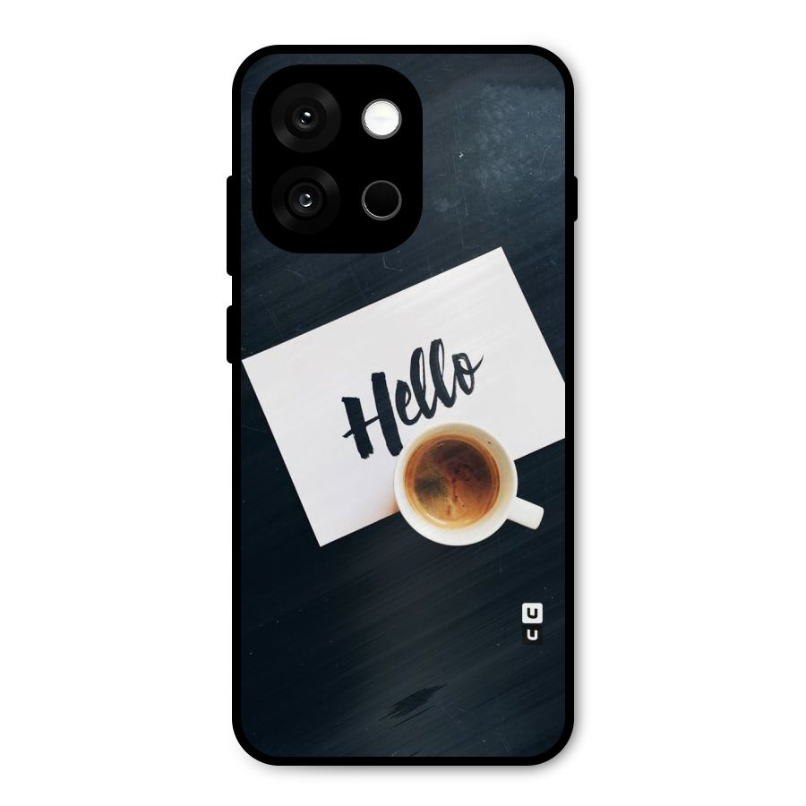 Hello Coffee Metal Back Case for OnePlus 13s