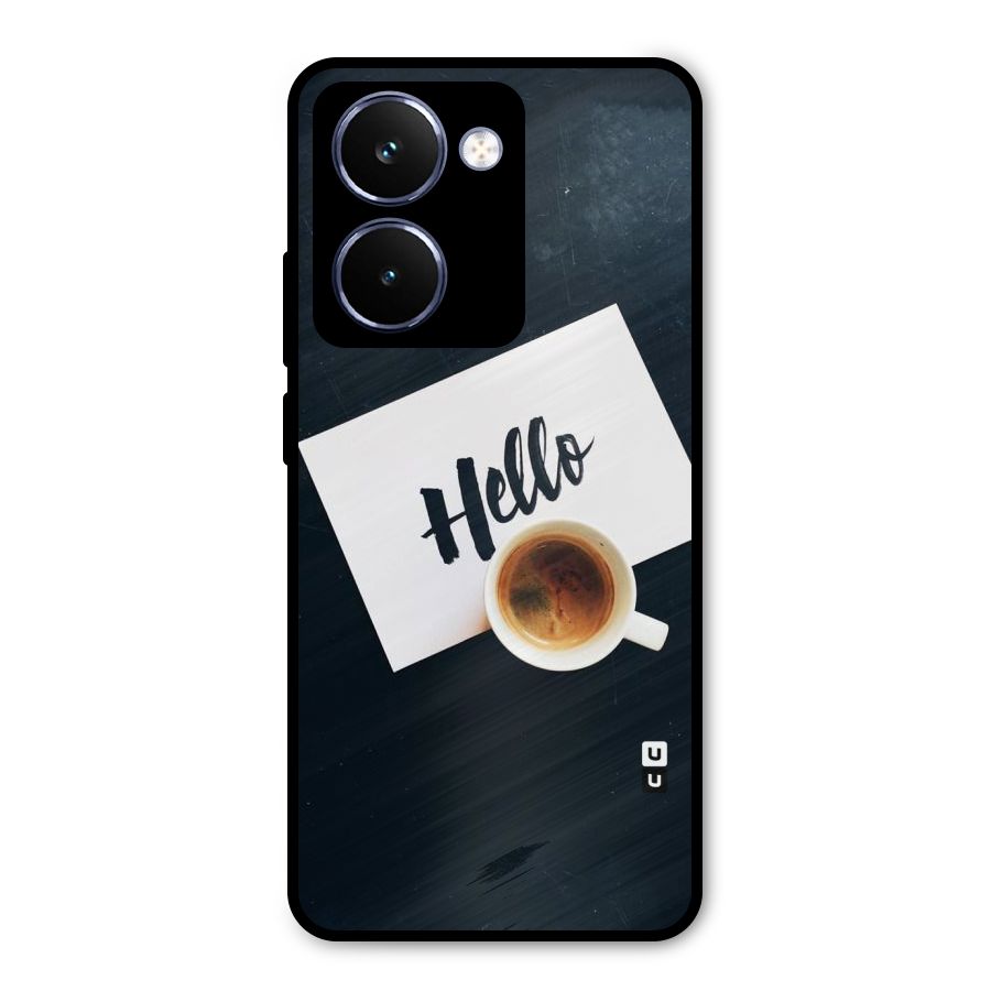 Hello Coffee Metal Back Case for Realme P3 Ultra