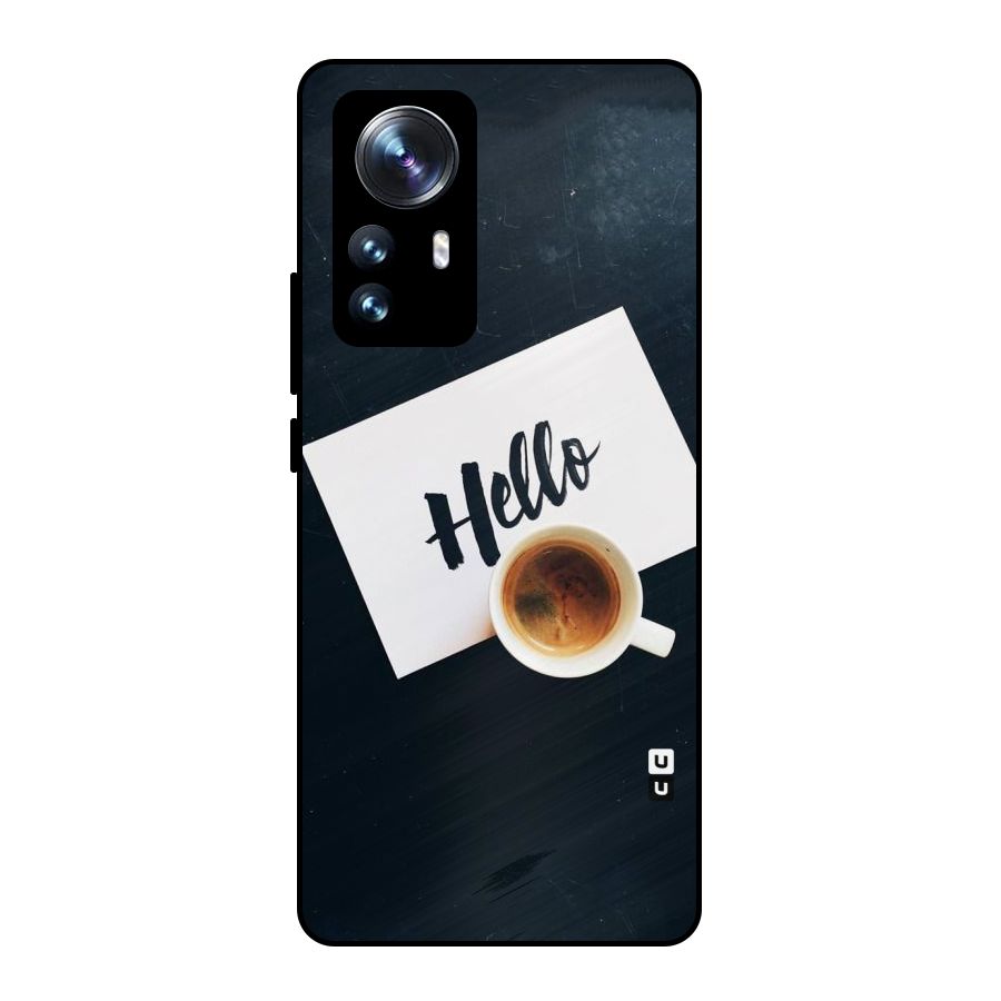 Hello Coffee Metal Back Case for Xiaomi 12 Pro