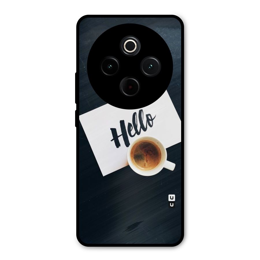 Hello Coffee Metal Back Case for iQOO Z10