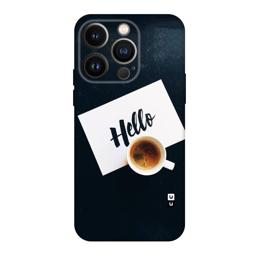 Hello Coffee Original Polycarbonate Back Case for iPhone 14 Pro