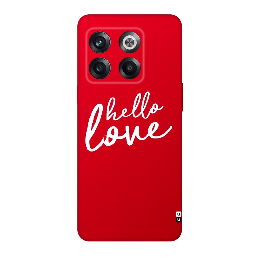 Hello Love Original Polycarbonate Back Case for OnePlus 10T