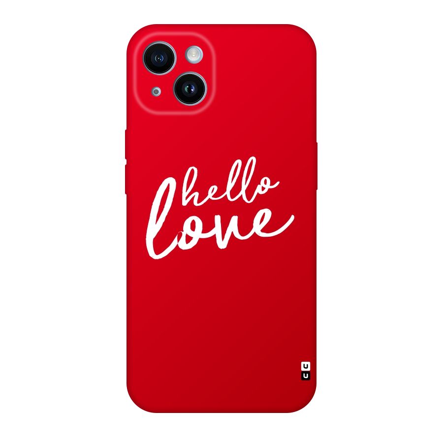 Hello Love Original Polycarbonate Back Case for iPhone 14