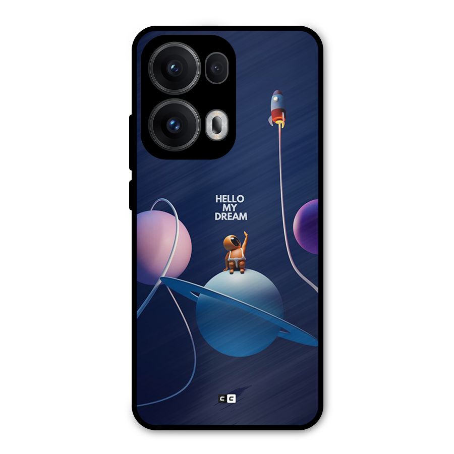 Hello My Dream Metal Back Case for Oppo Reno13 Pro