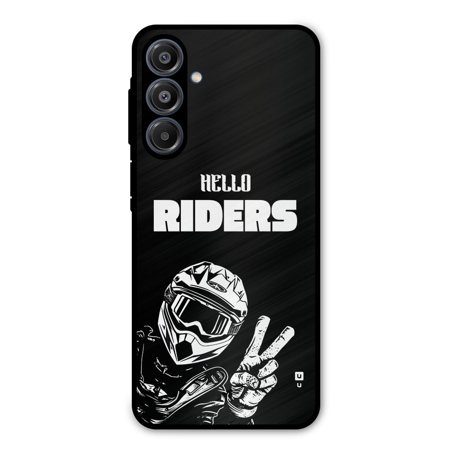 Hello Riders Metal Back Case for Galaxy A16 5G