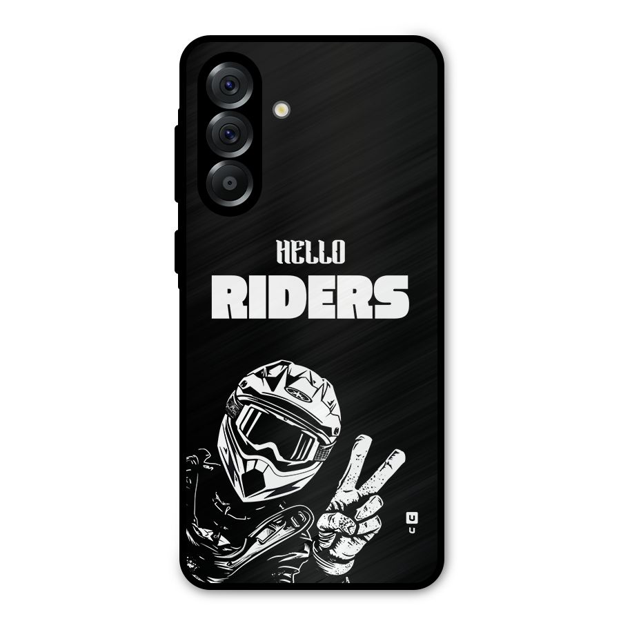Hello Riders Metal Back Case for Galaxy A36