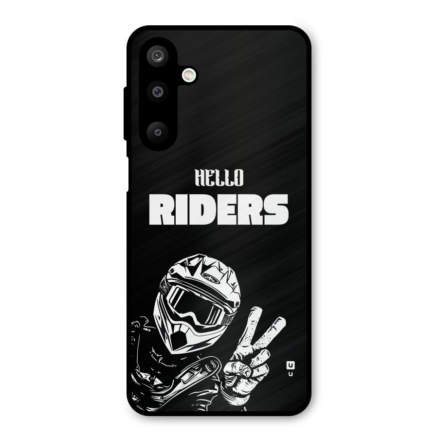 Hello Riders Metal Back Case for Galaxy M16