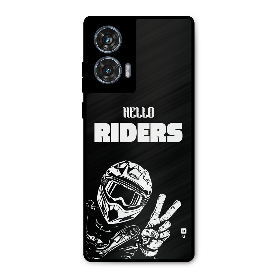 Hello Riders Metal Back Case for Motorola G96