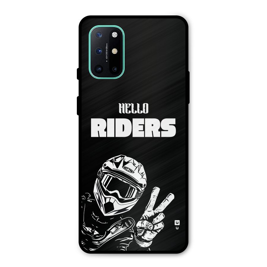 Hello Riders Metal Back Case for OnePlus 8T