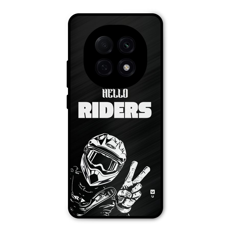 Hello Riders Metal Back Case for Oppo F29 Pro