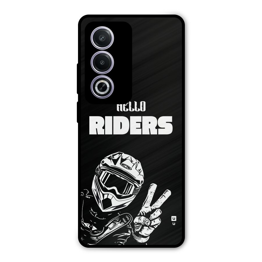 Hello Riders Metal Back Case for Oppo K12x
