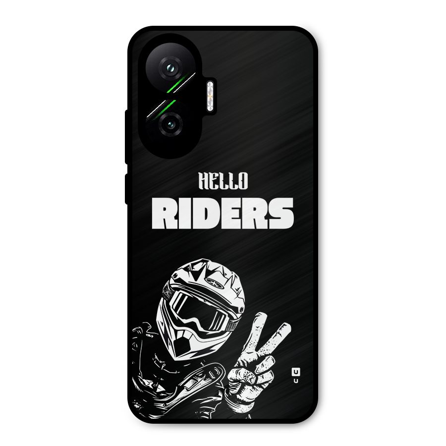 Hello Riders Metal Back Case for Poco F7