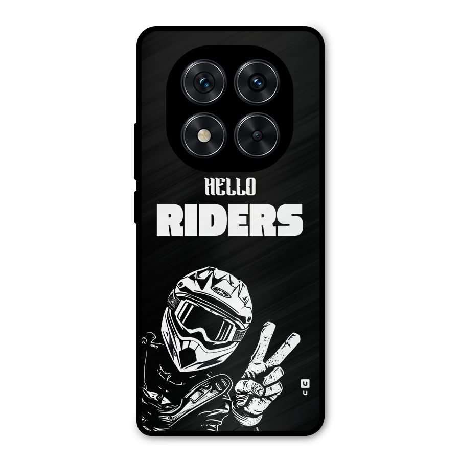 Hello Riders Metal Back Case for Redmi Note 14 Pro 5G