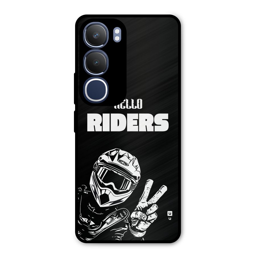 Hello Riders Metal Back Case for Vivo Y29