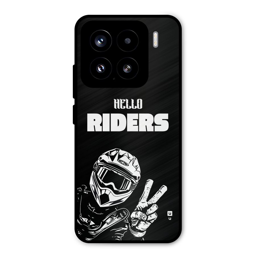 Hello Riders Metal Back Case for Xiaomi 15