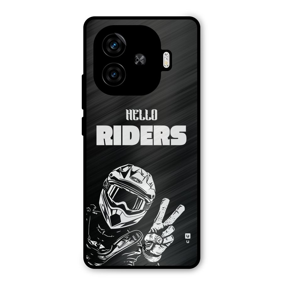 Hello Riders Metal Back Case for iQOO Neo 10R