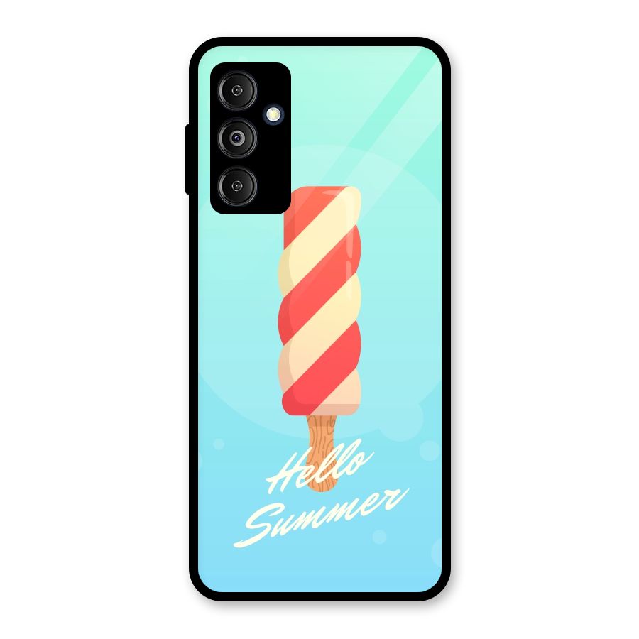 Hello Summer Glass Back Case for Galaxy M14 5G