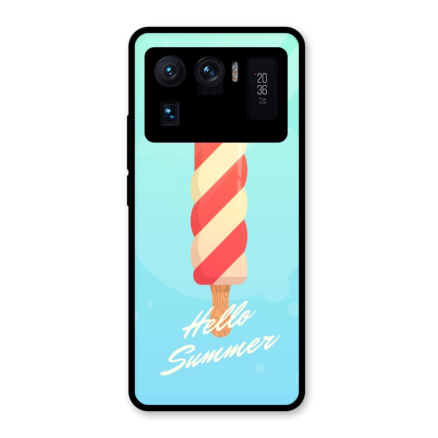 Hello Summer Glass Back Case for Mi 11 Ultra