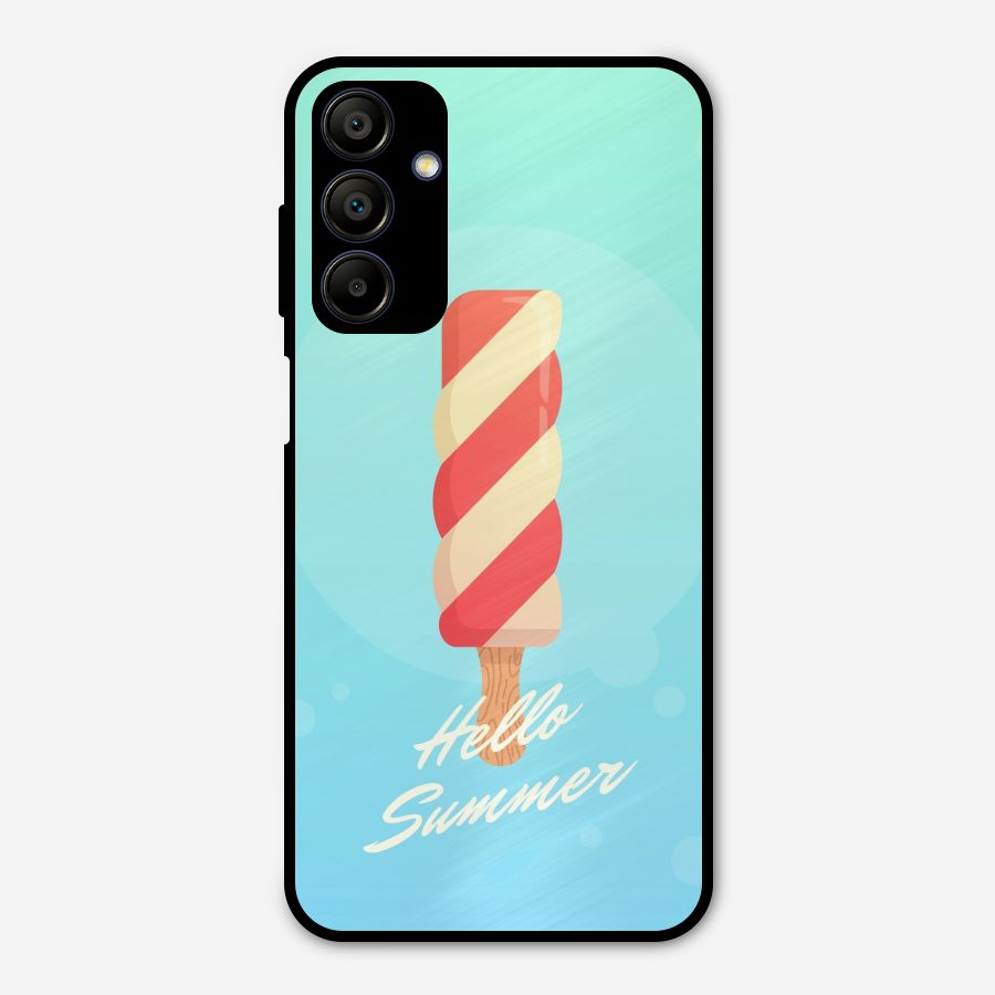 Hello Summer Metal Back Case for Galaxy A15 5G