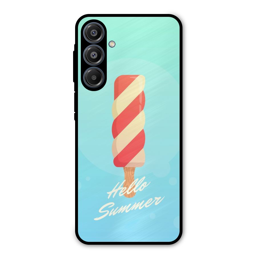 Hello Summer Metal Back Case for Galaxy A16 5G