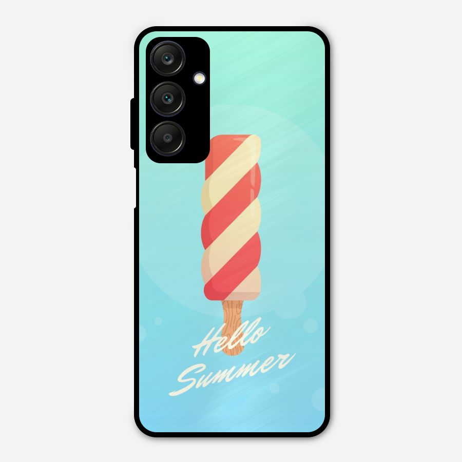 Hello Summer Metal Back Case for Galaxy A25 5G