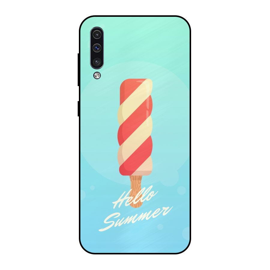 Hello Summer Metal Back Case for Galaxy A50s