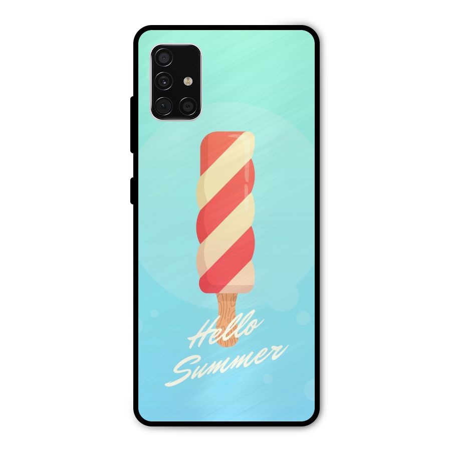 Hello Summer Metal Back Case for Galaxy A51