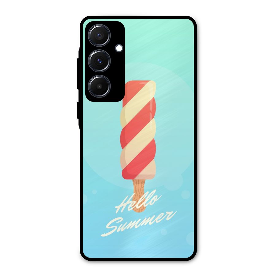Hello Summer Metal Back Case for Galaxy A55