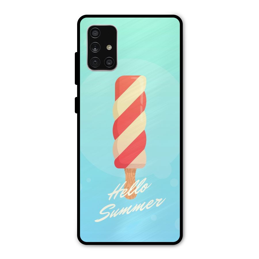 Hello Summer Metal Back Case for Galaxy A71