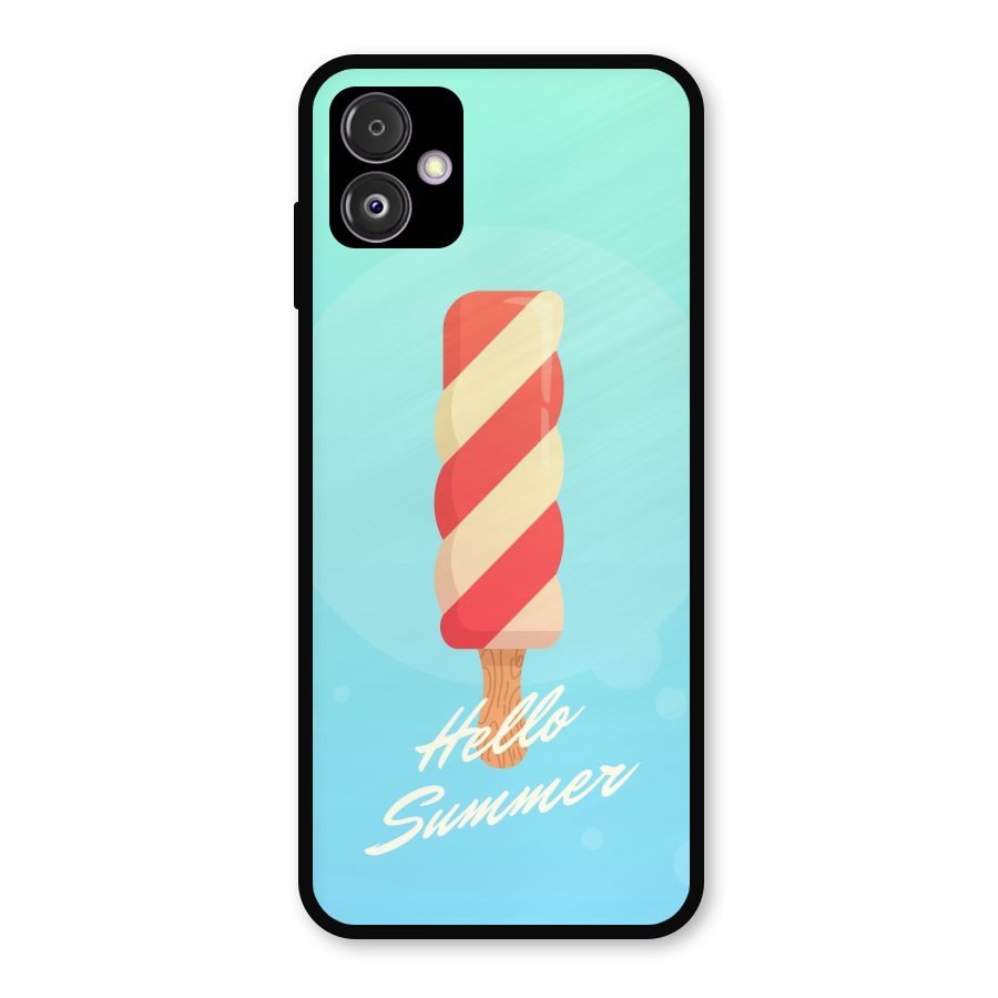 Hello Summer Metal Back Case for Galaxy F14