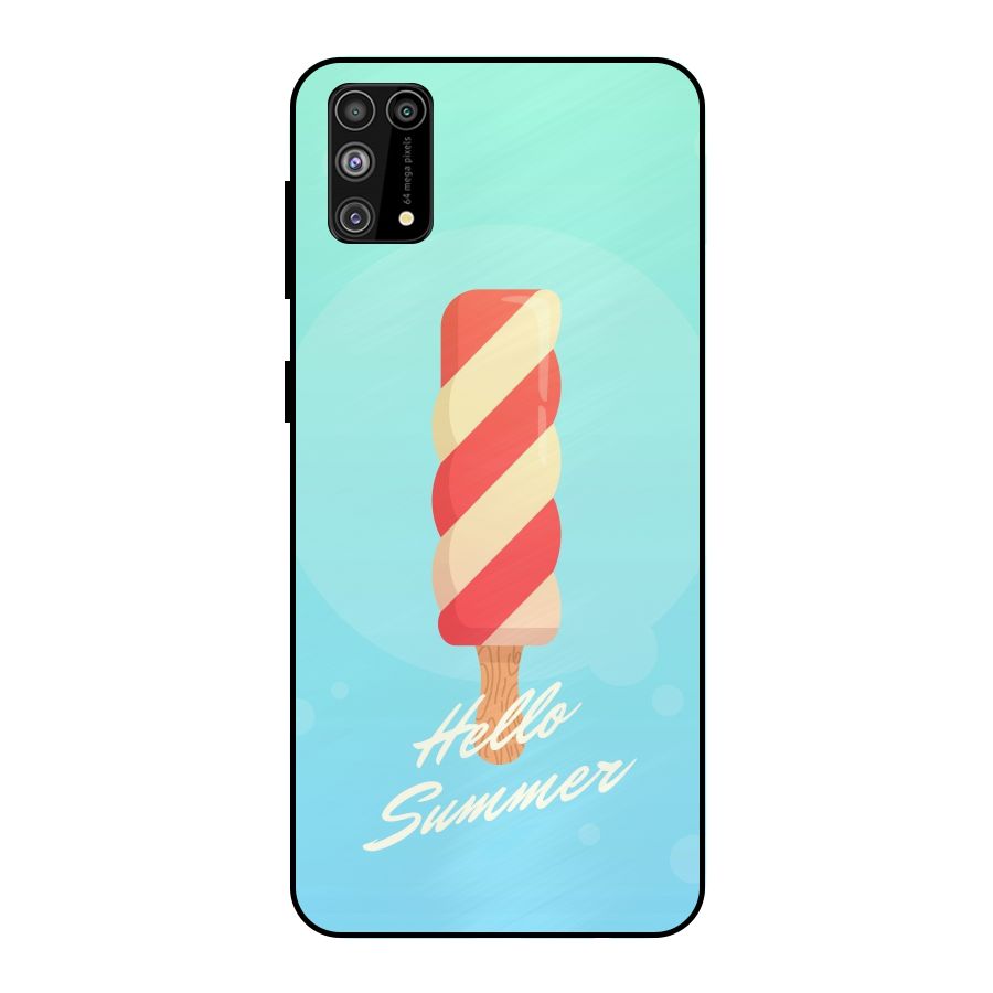 Hello Summer Metal Back Case for Galaxy F41