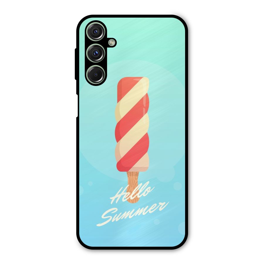 Hello Summer Metal Back Case for Galaxy M34