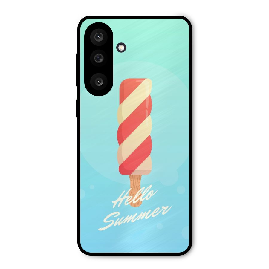 Hello Summer Metal Back Case for Galaxy M56