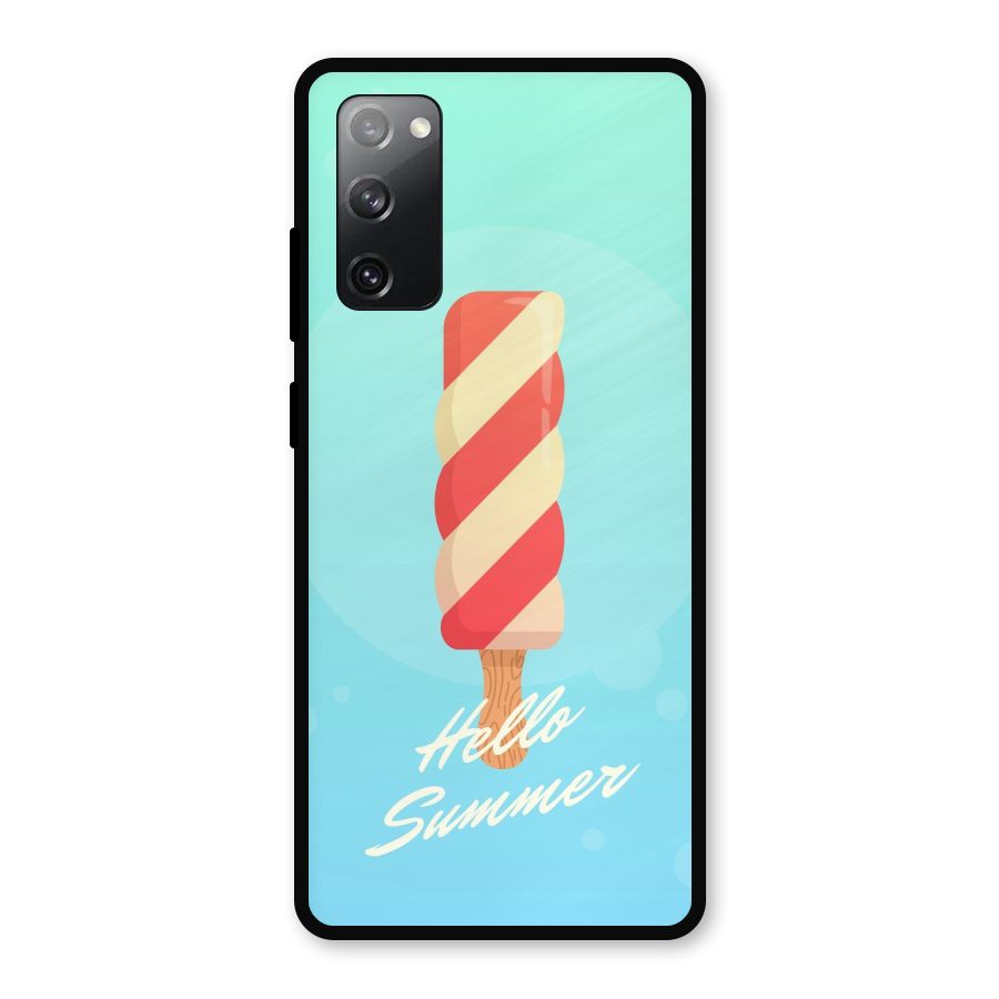 Hello Summer Metal Back Case for Galaxy S20 FE
