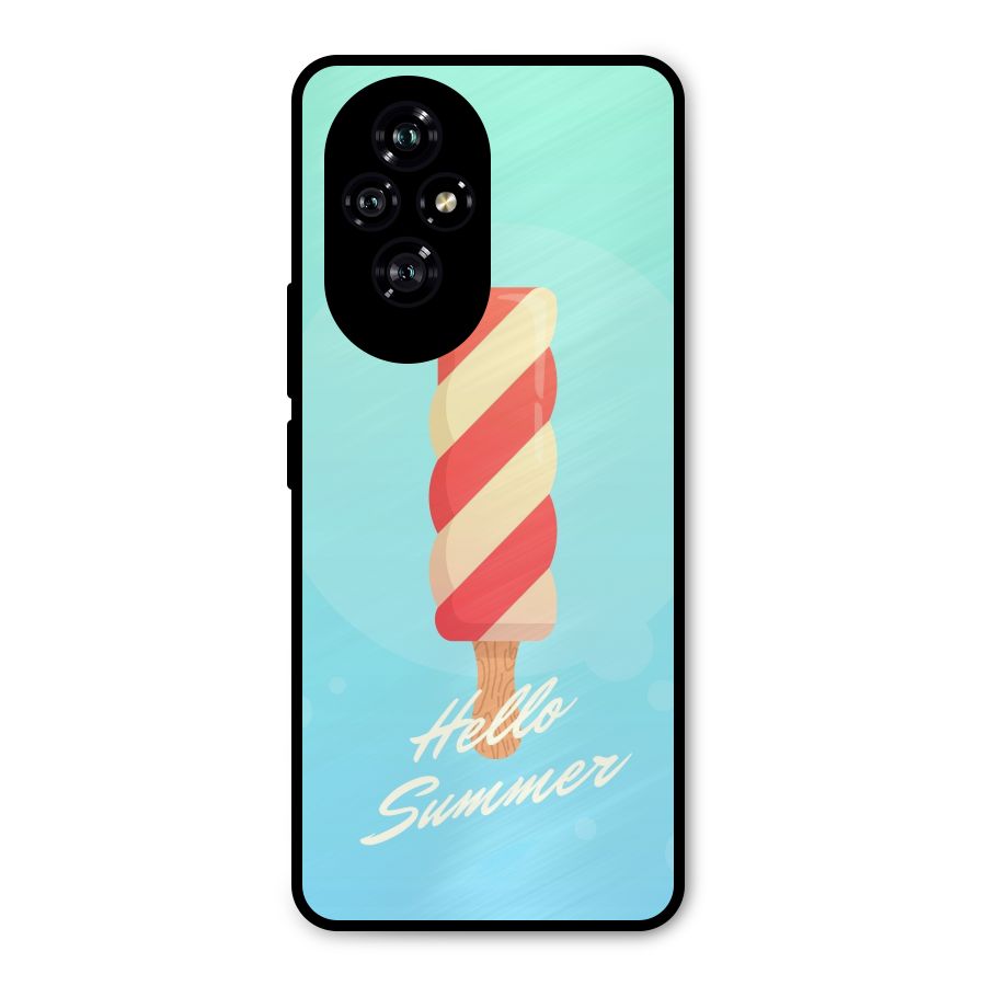 Hello Summer Metal Back Case for Honor 200