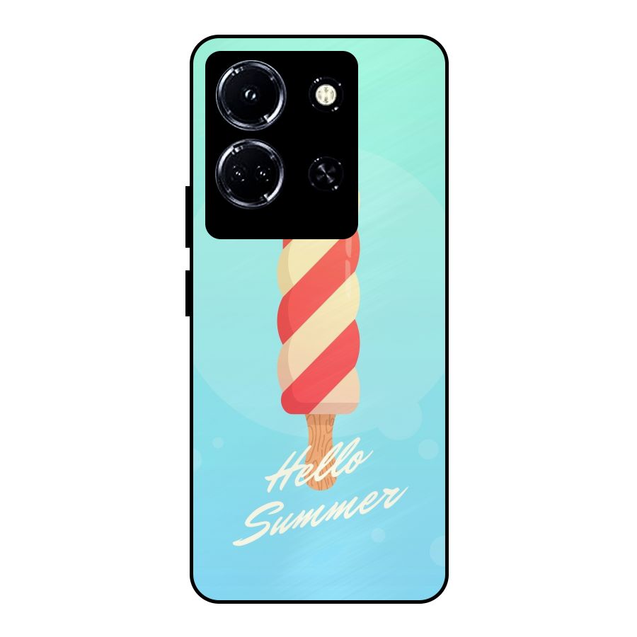 Hello Summer Metal Back Case for Infinix Note 30 5G
