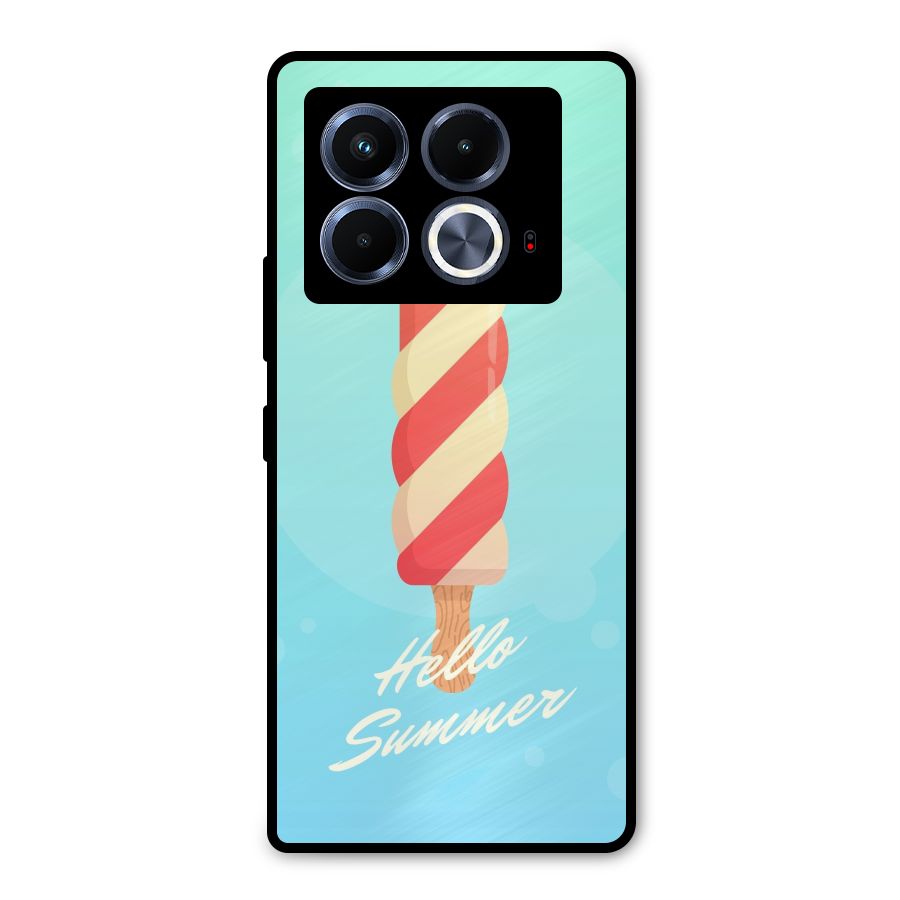 Hello Summer Metal Back Case for Infinix Note 40 5G