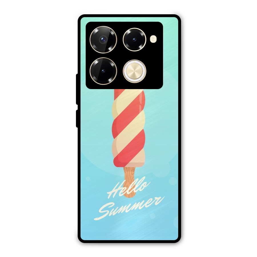Hello Summer Metal Back Case for Infinix Note 40 Pro Plus