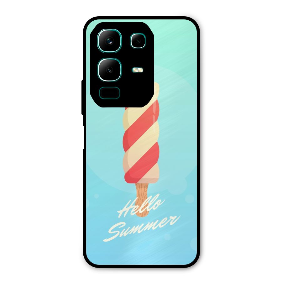 Hello Summer Metal Back Case for Infinix Note 50x