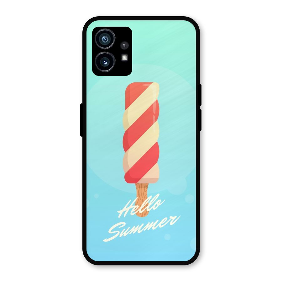 Hello Summer Metal Back Case for Nothing Phone 1