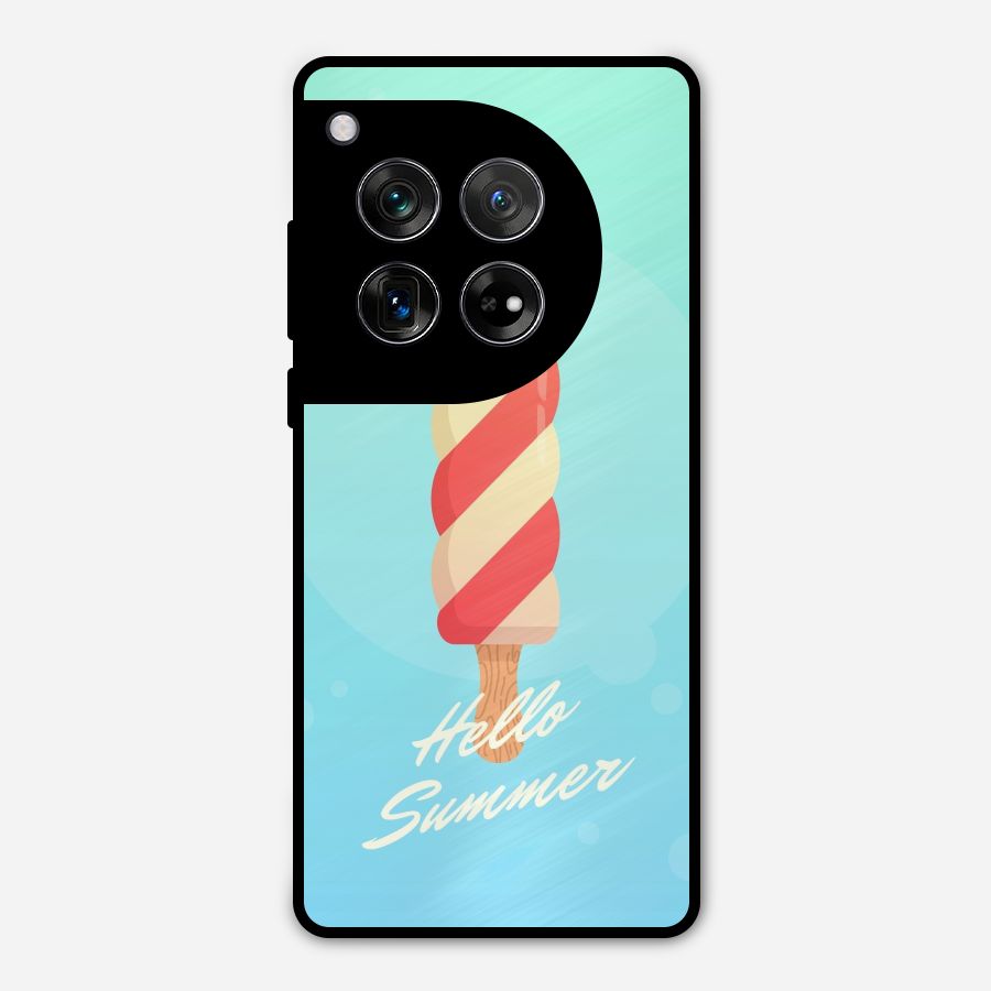 Hello Summer Metal Back Case for OnePlus 12