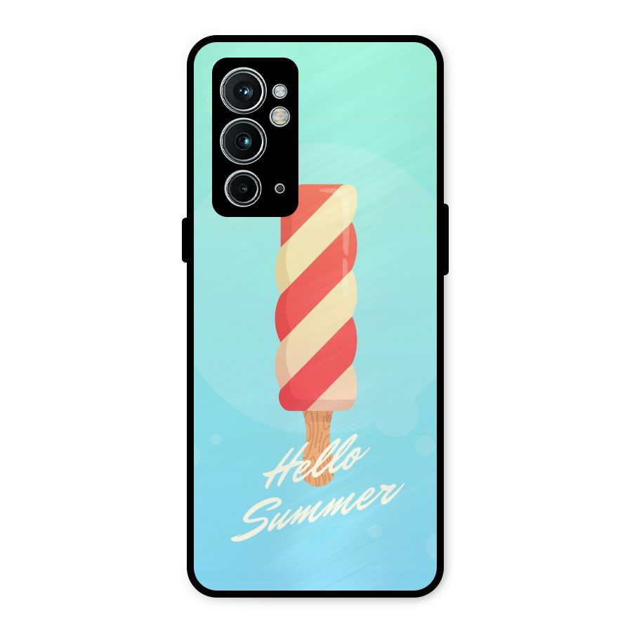 Hello Summer Metal Back Case for OnePlus 9RT 5G
