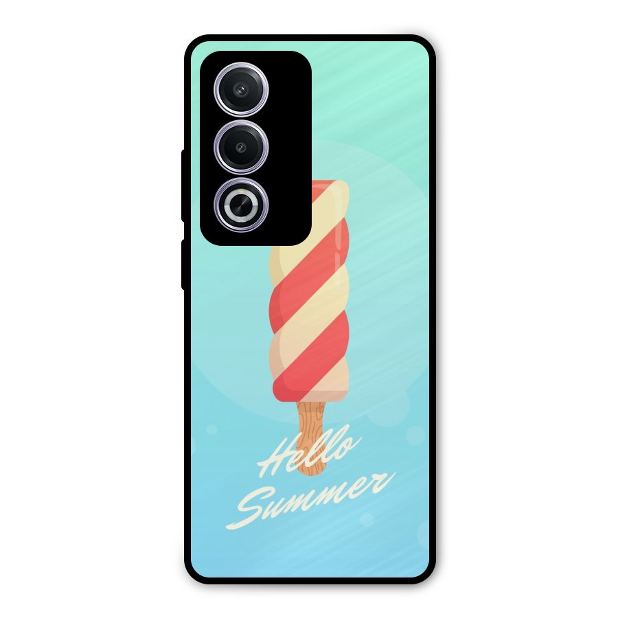 Hello Summer Metal Back Case for Oppo A3 Pro