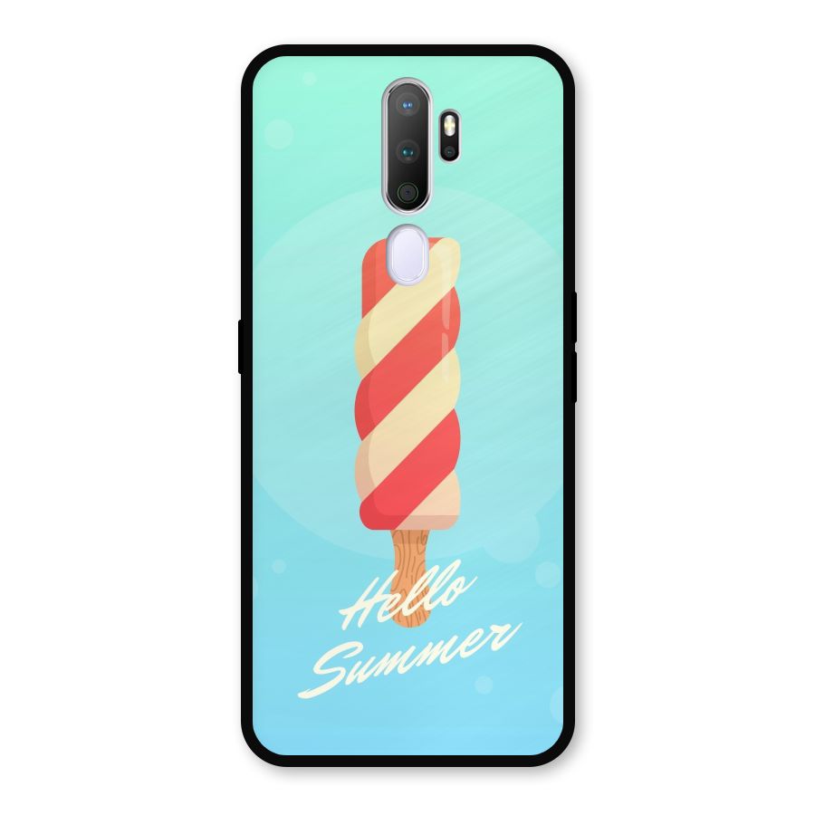 Hello Summer Metal Back Case for Oppo A5 (2020)