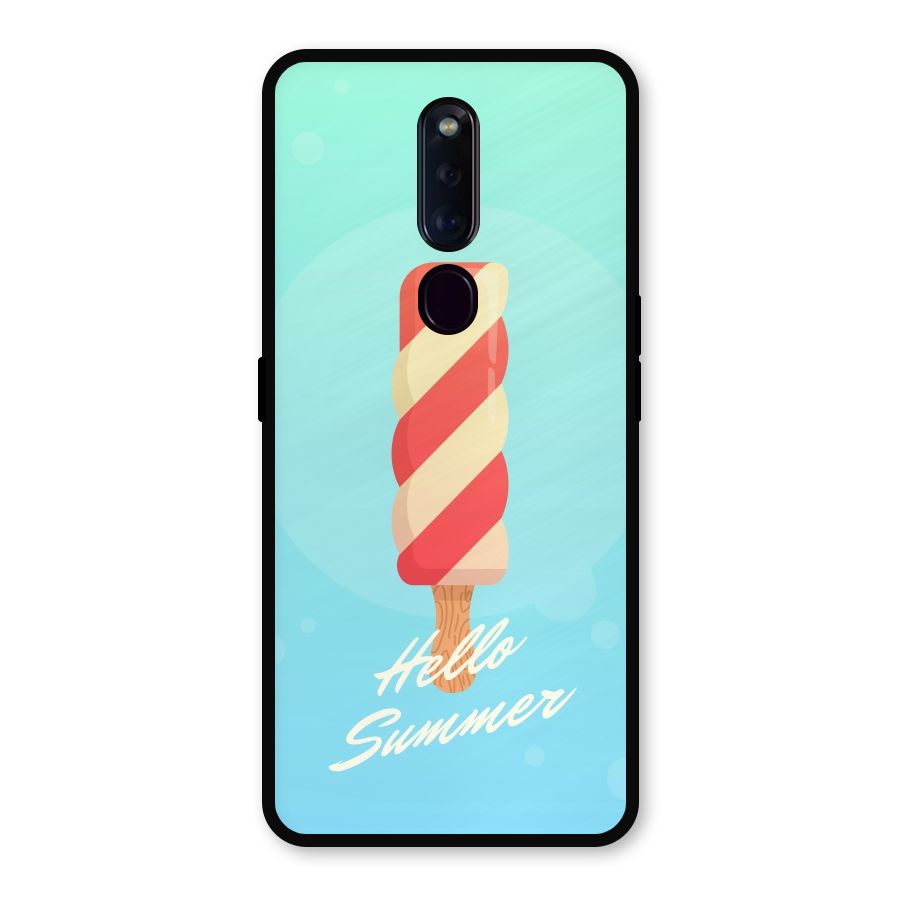 Hello Summer Metal Back Case for Oppo F11 Pro